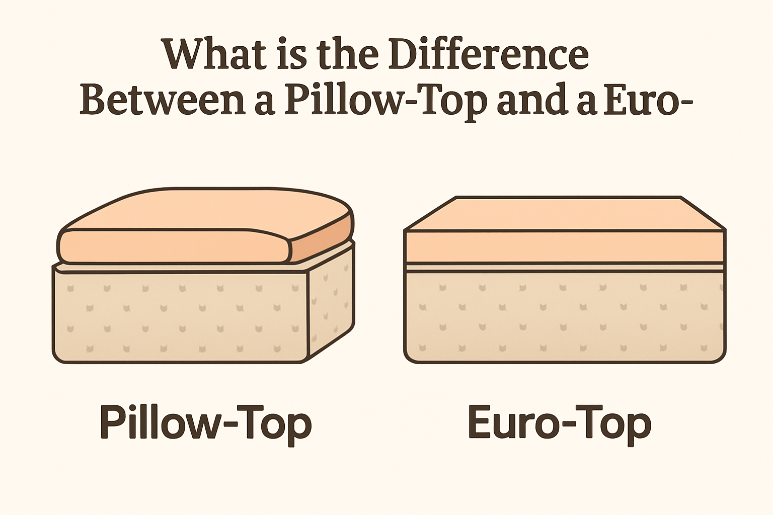 What is the Difference Between a Pillow-Top and a Euro-Top