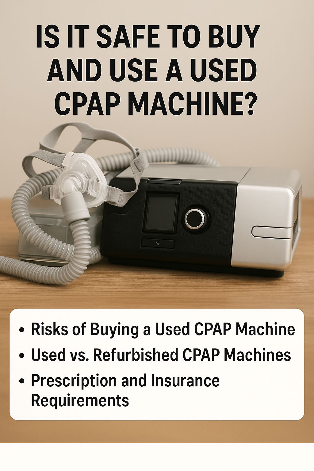 Is It Safe to Buy and Use a Used CPAP Machine